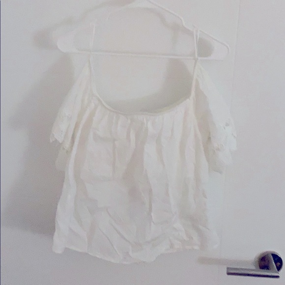 Off shoulder white linen top - Picture 1 of 1